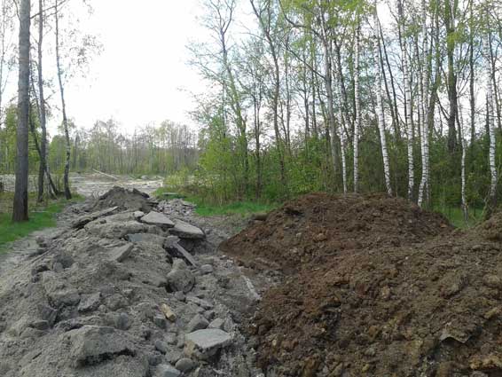 Відходи Ковельського ветсанзаводу скидають неподалік людських городів